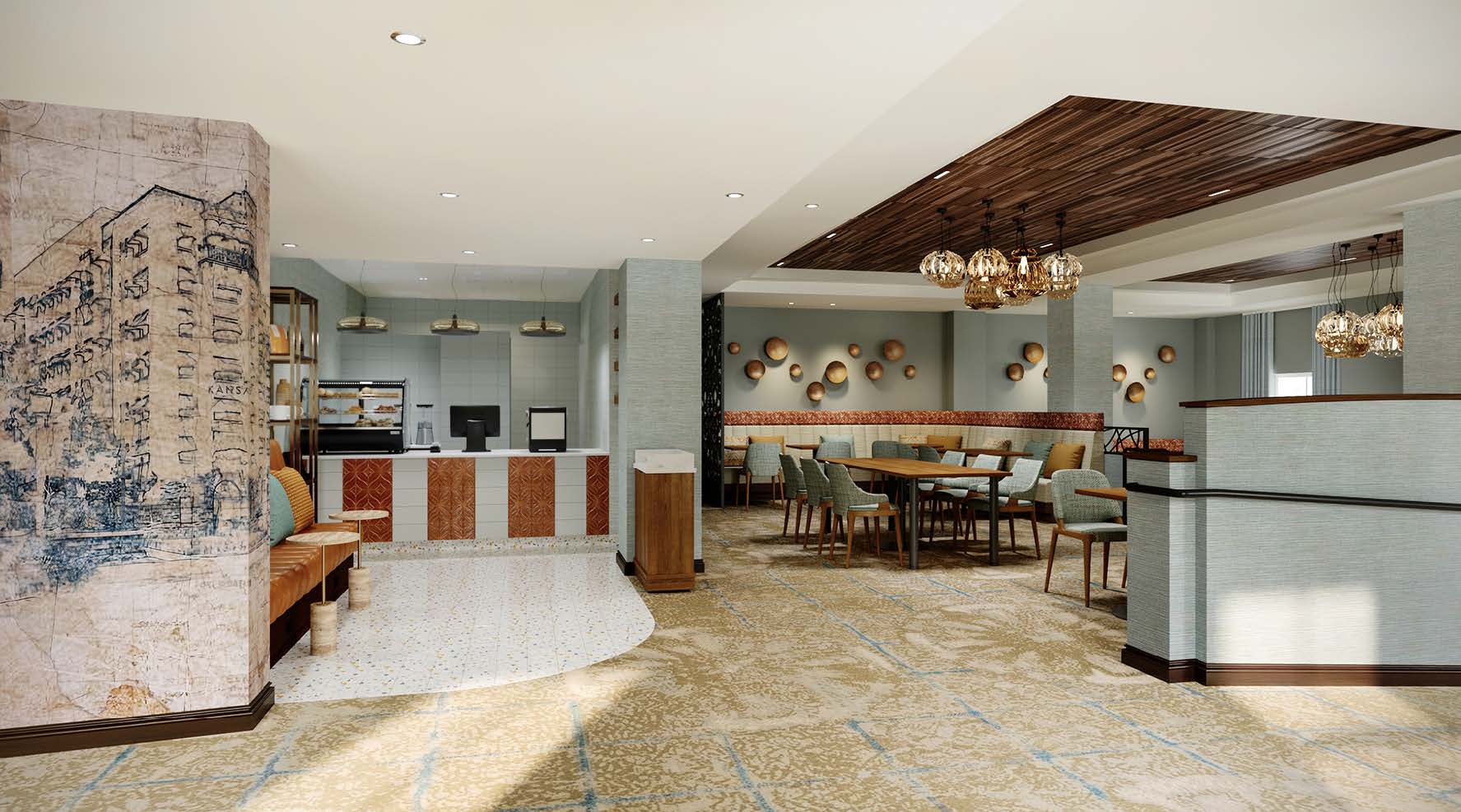 Hotel rendering — exterior